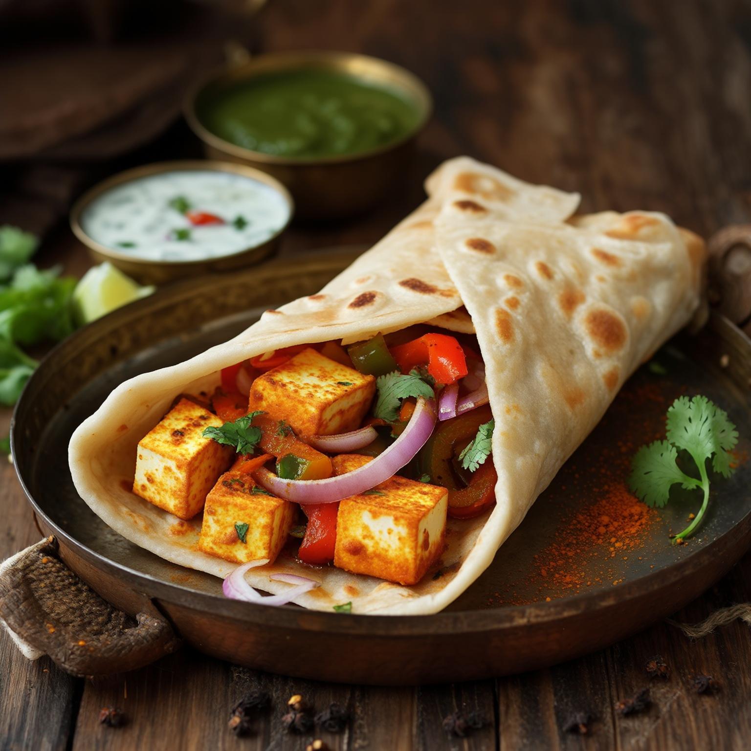 Paneer Kathi Roll