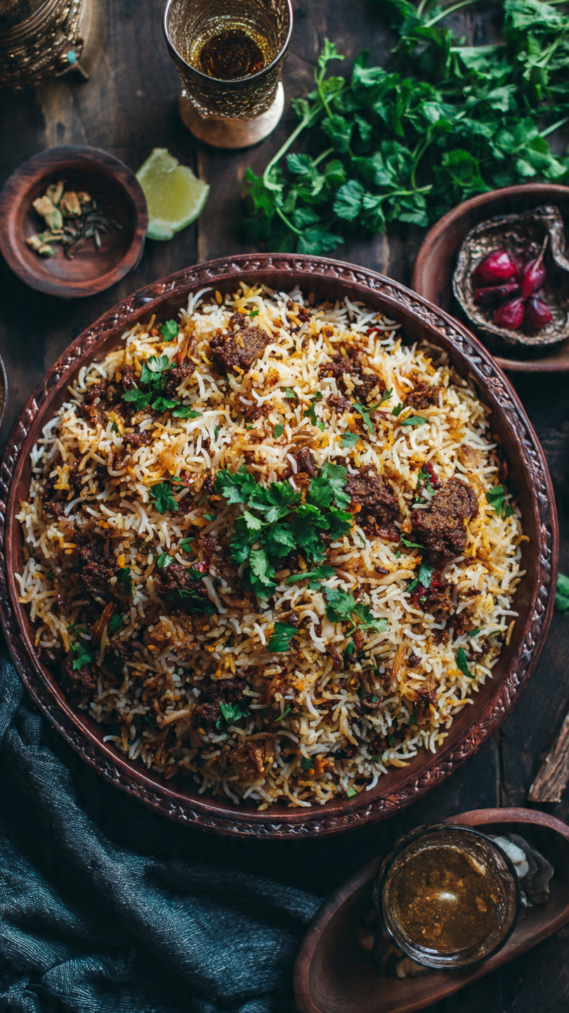 Mutton Kheema Biryani