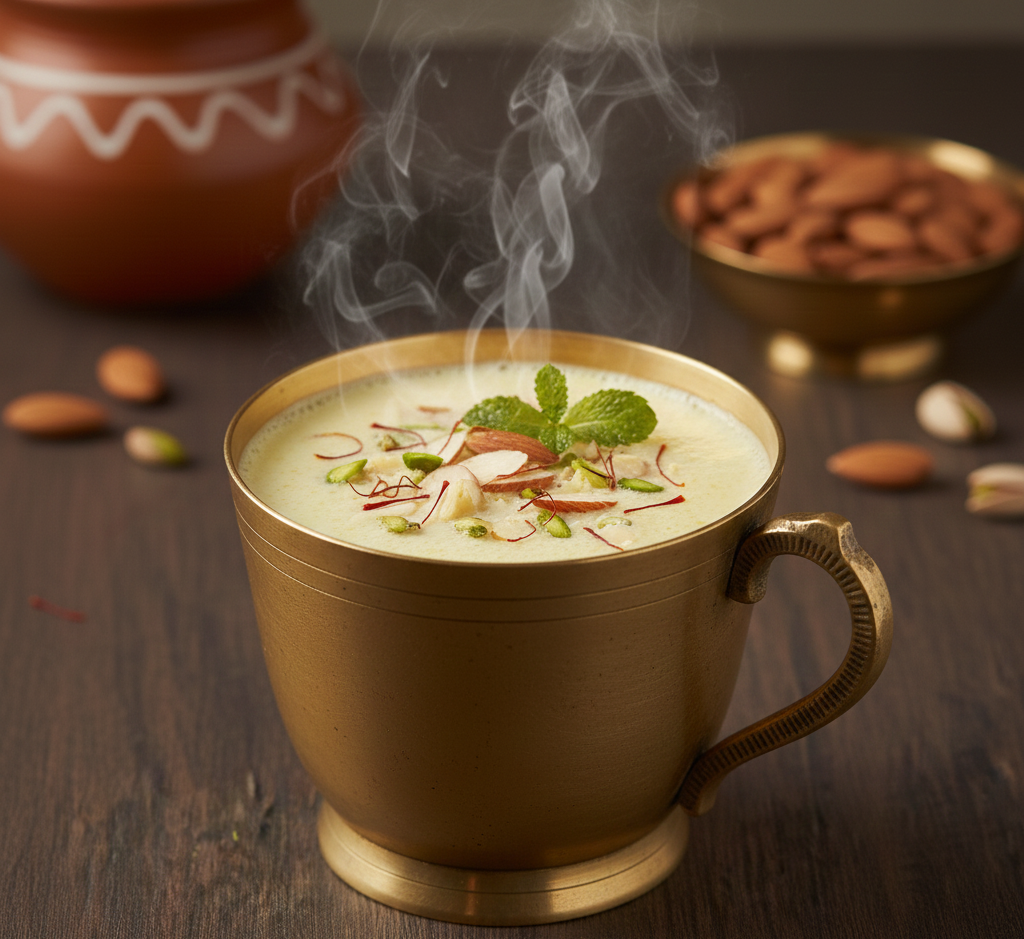 Hot Badam Milk