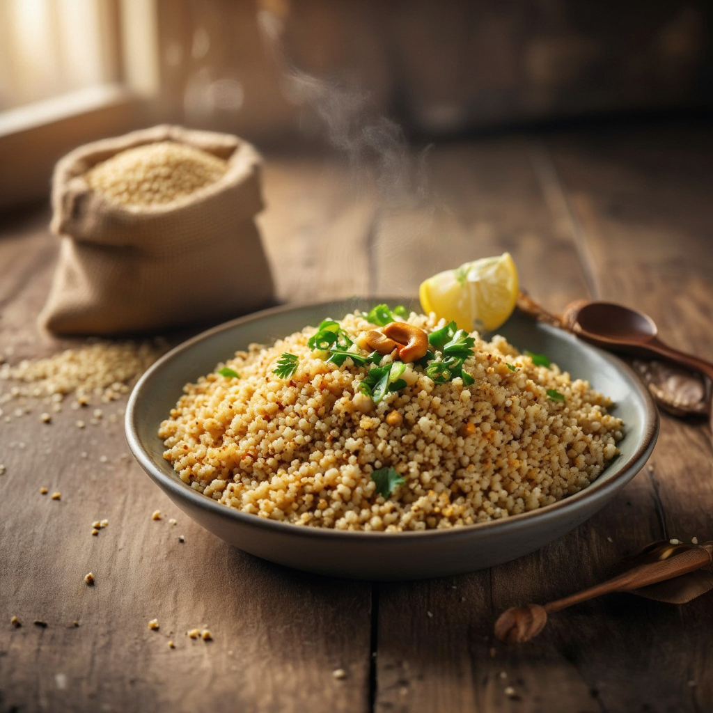 Organic Foxtail Millet Roasted Upma Rava : 500 Gms