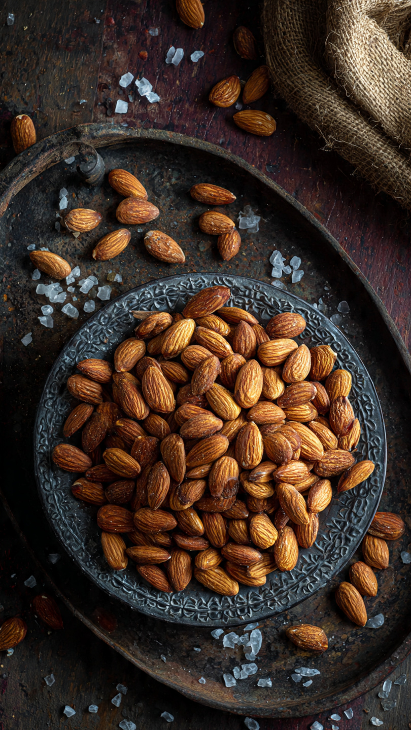 Salted n Roasted Almonds : 100 gms