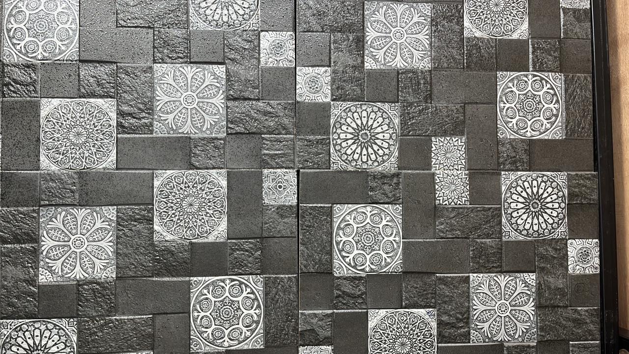 Grey Texture Thick Tiles