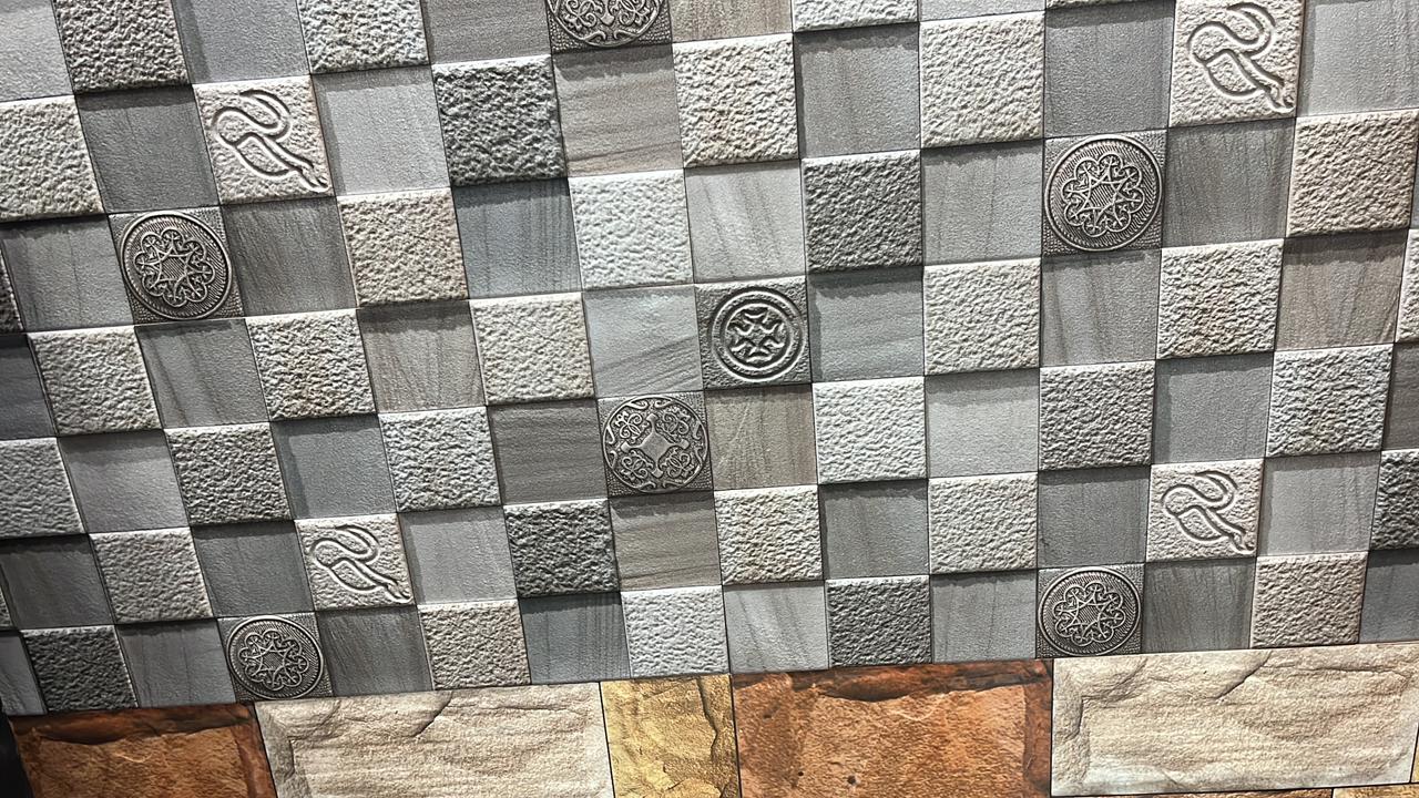 3D Square Abstract Tiles