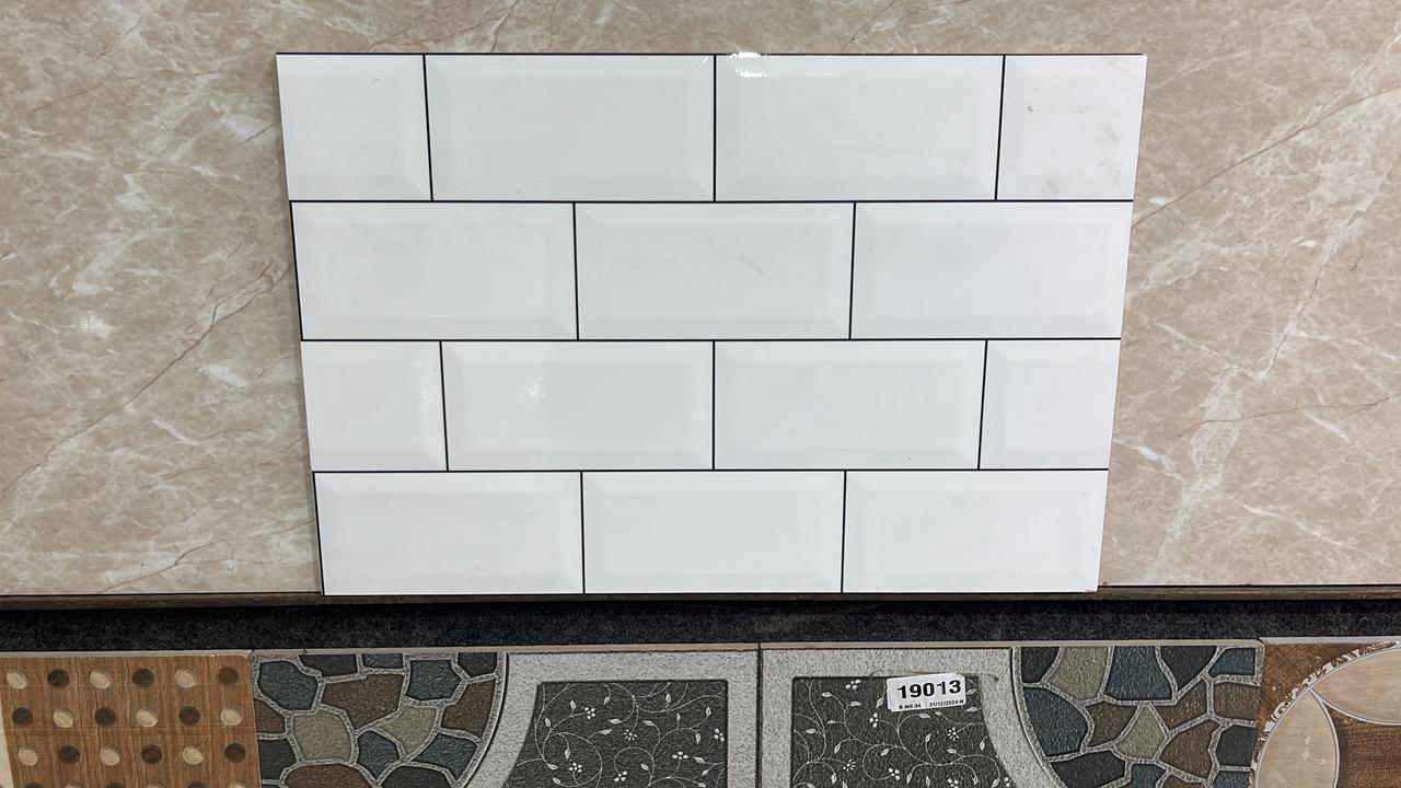 White Brick Pattern Tiles