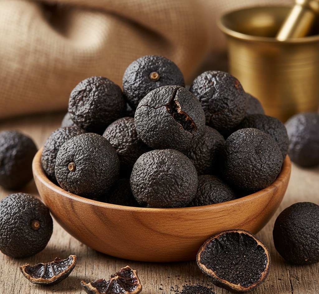 Dried Black Lemon Export Quality : 1 Kg