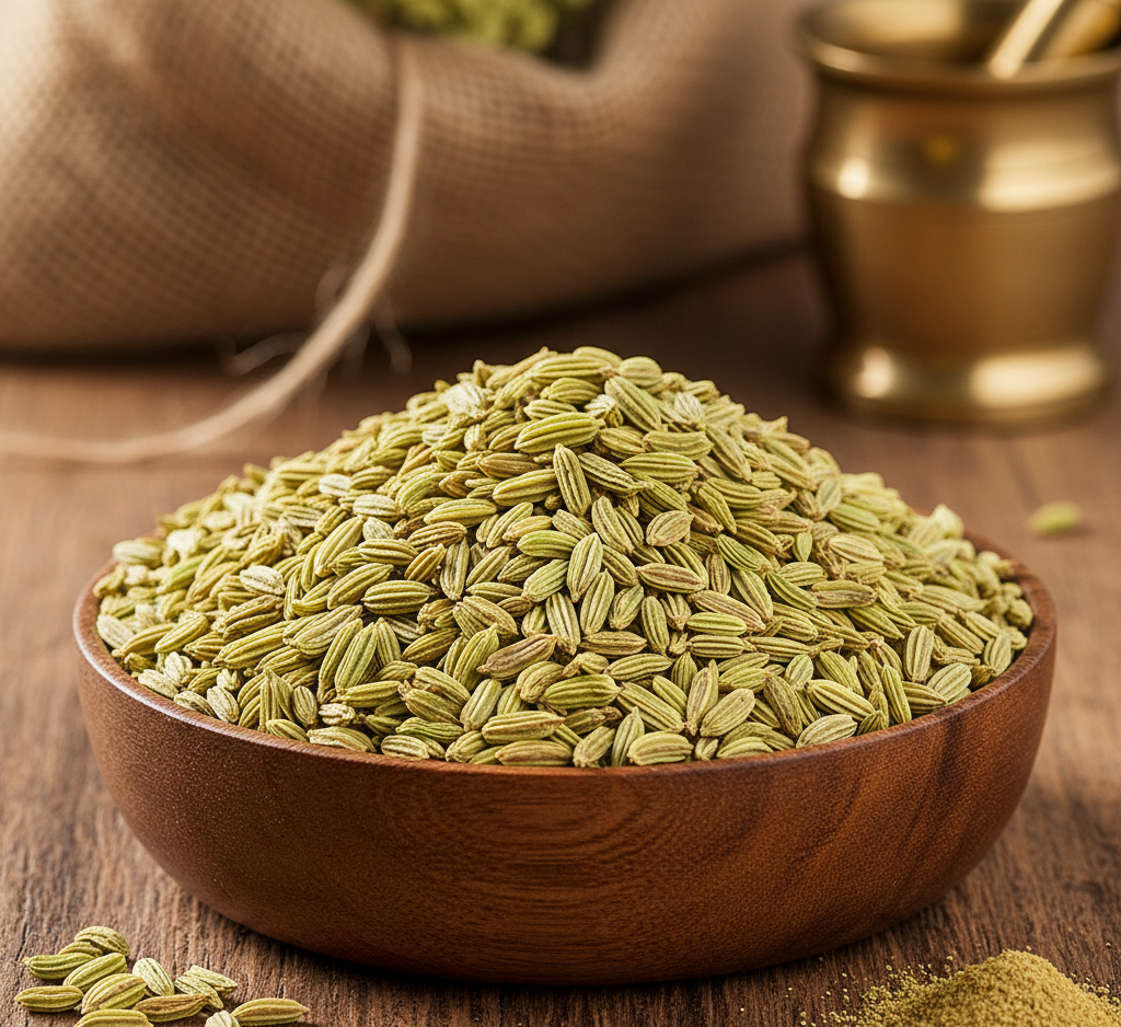 Premium Quality Fennal Seeds (Sounf) : 200 Gms