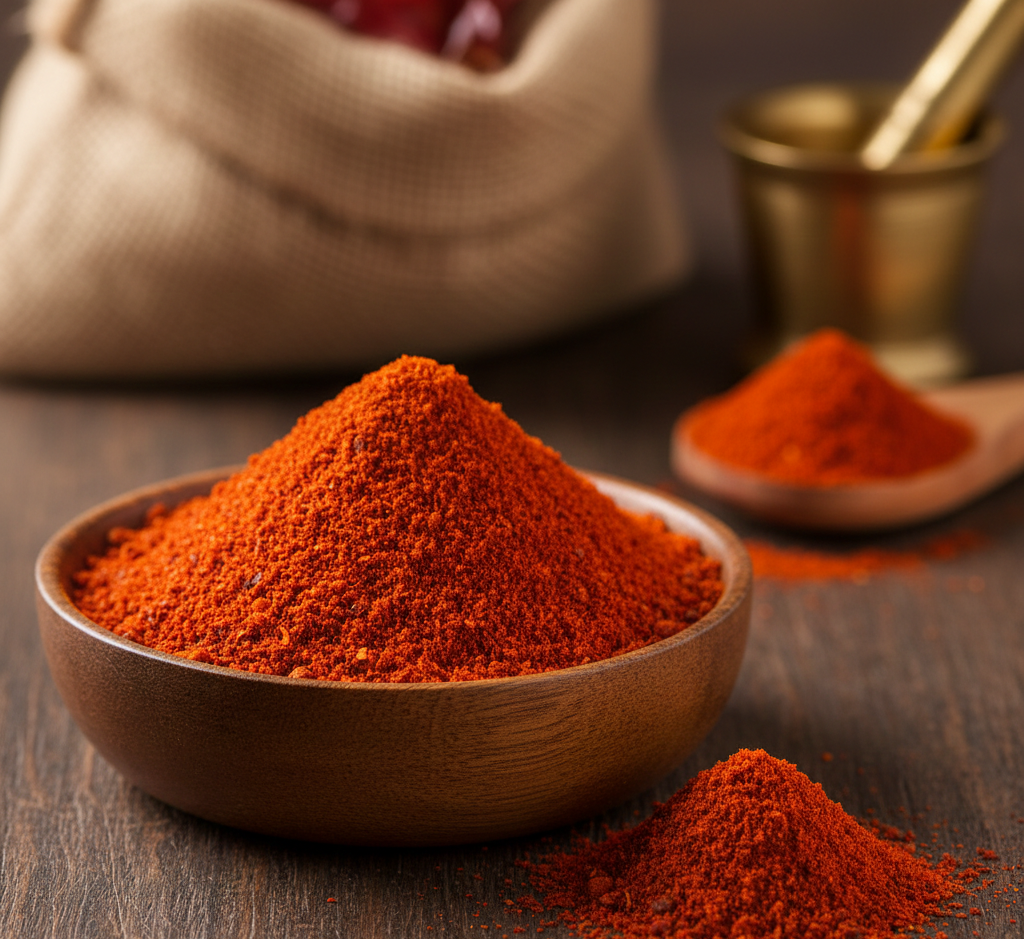 Guntur Red Chilli Powder (Curry Chilli Powder) : 500 Gms