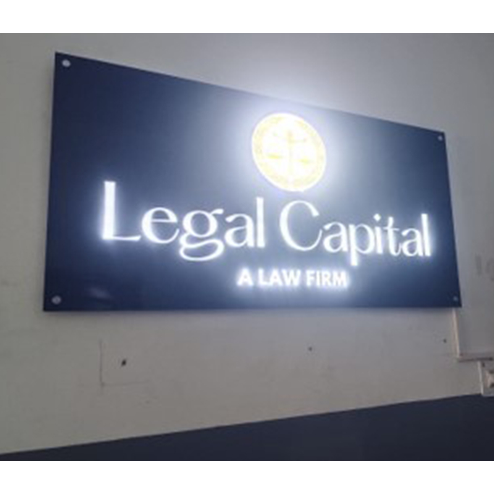 acrylic led hallow cut board