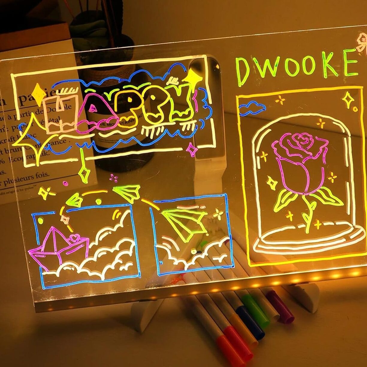 led writing board