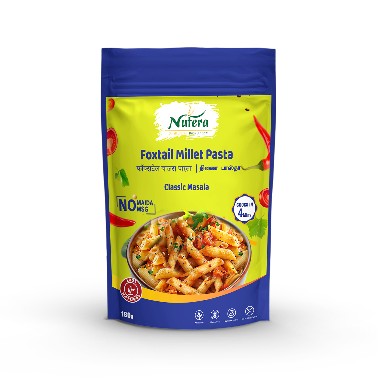 foxtail millet pasta