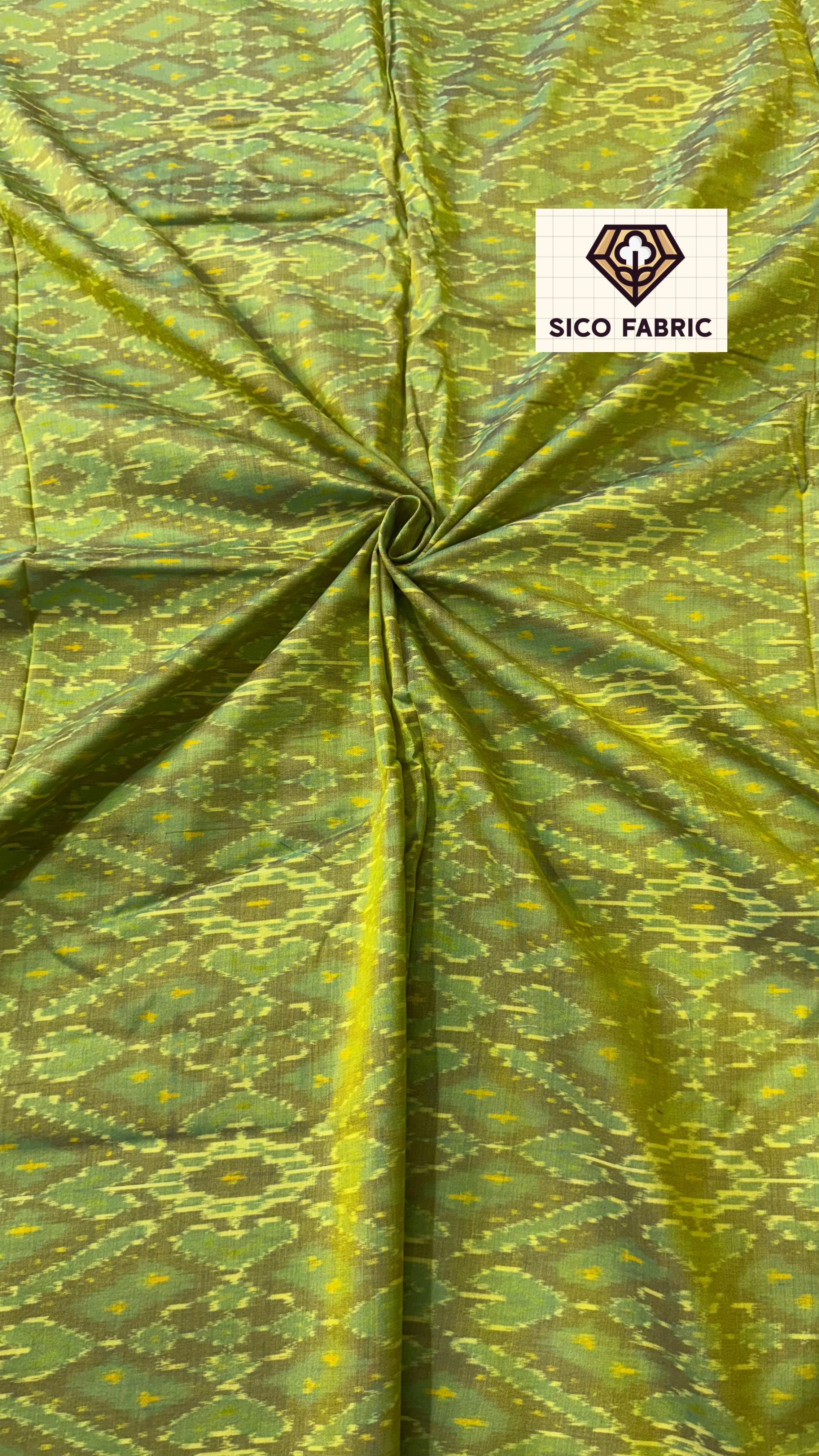 pochampally ikkat sico fabric