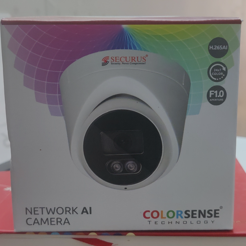 Securus 5 MP IP Day and Night Colour with audio Dome Camera 