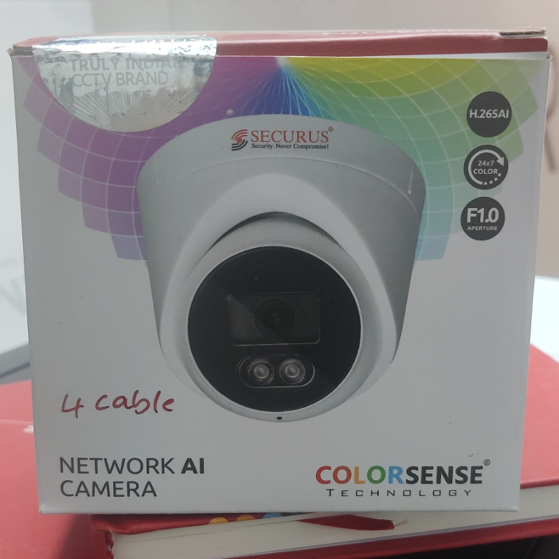 Securus 3 MP IP Day and Night Colour 2 way audio supported Dome Camera