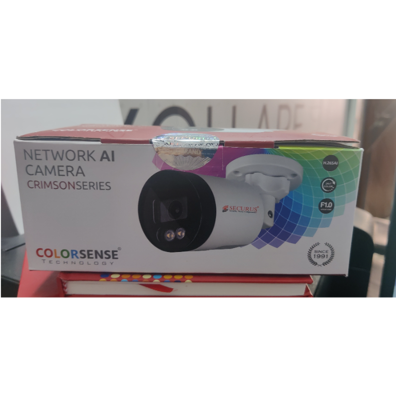 Securus 3MP IP Day and Night Colour Bullet Camera With Audio 