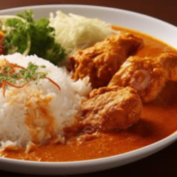 White Rice chicken Pulusu