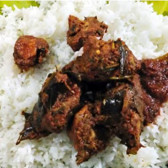 White Rice and Chicken Fry