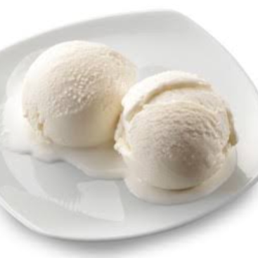 Vanilla Ice cream Scoops
