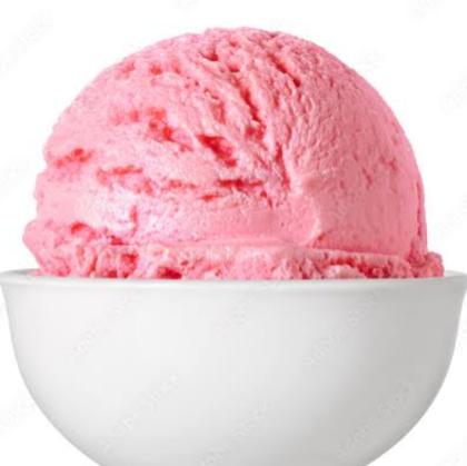 Strawberry Ice cream Scoops