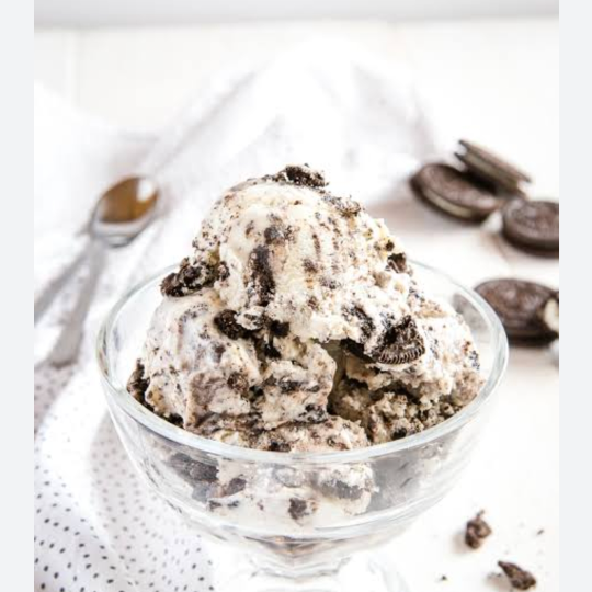 Oreo Ice cream scoops