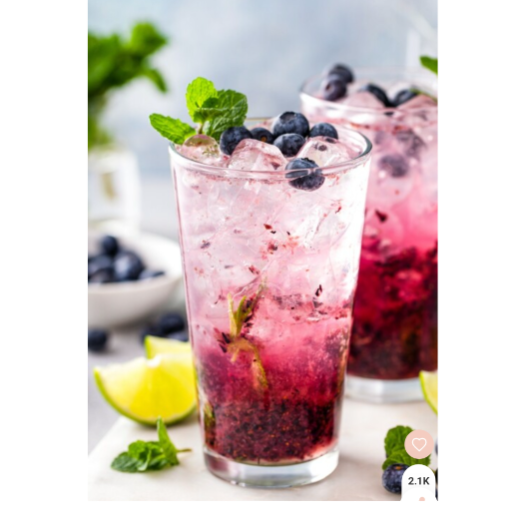 blue berry mojito