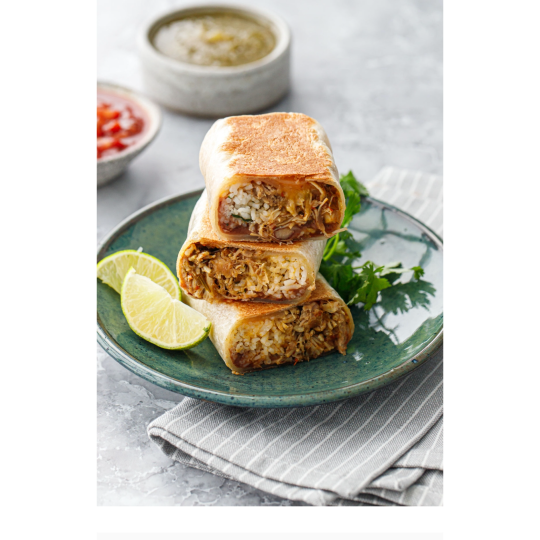 crispy chiken Buritto