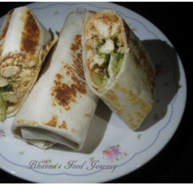 paneer buritto 