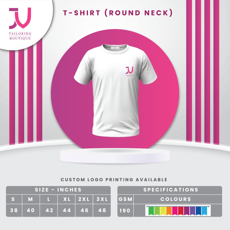 Round Neck T Shirt 
