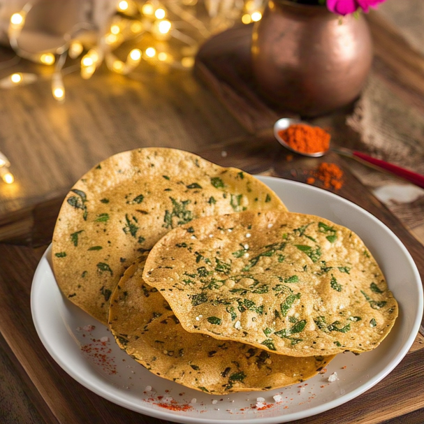 methi papad