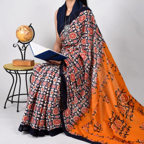 Tie and Dye Mulmul Sarees