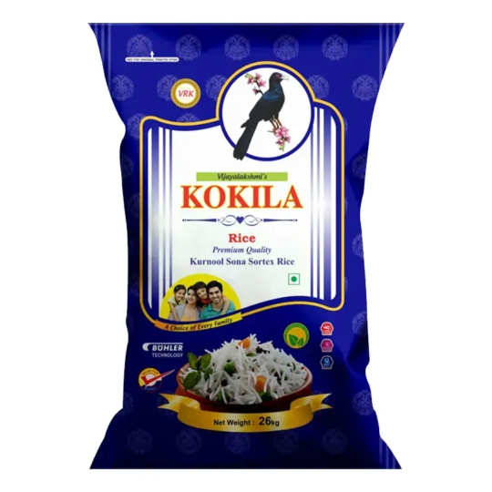Kokila rice bag26 kg