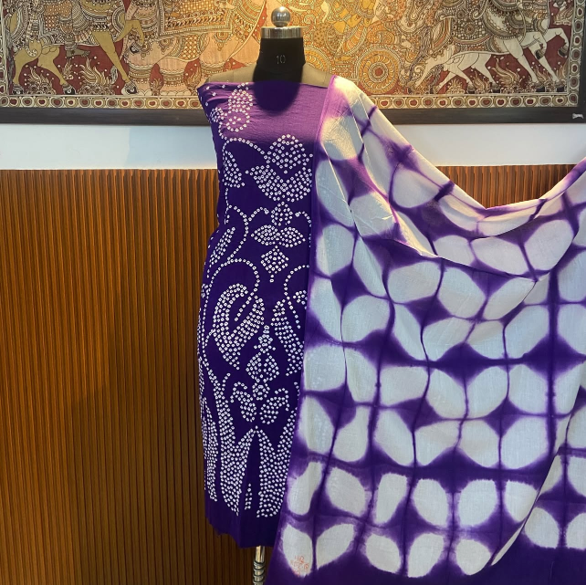 Unstitched Printed Dress Material