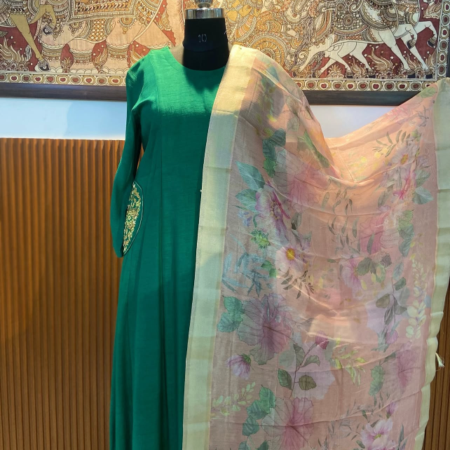 Cotton Embroidered Kurta Set