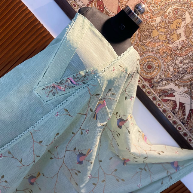 Embroidered Cotton Dress Material