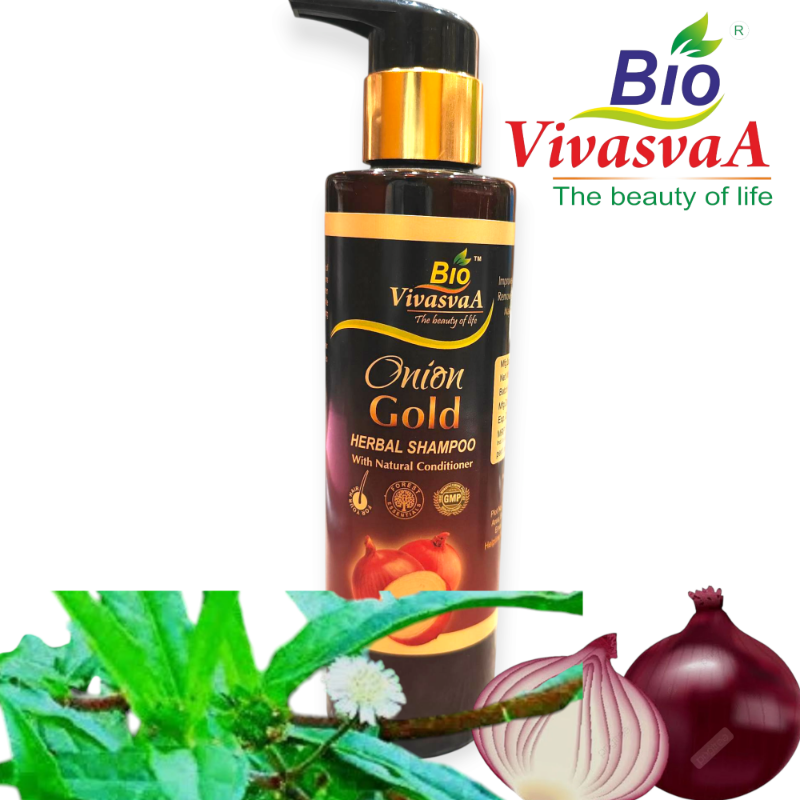 Onion Gold Herbal Shampoo