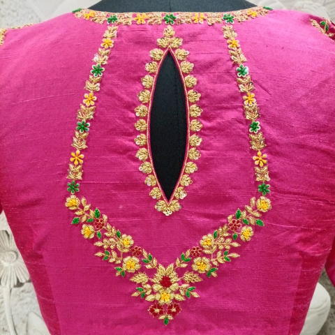 Back Embroidered Blouse