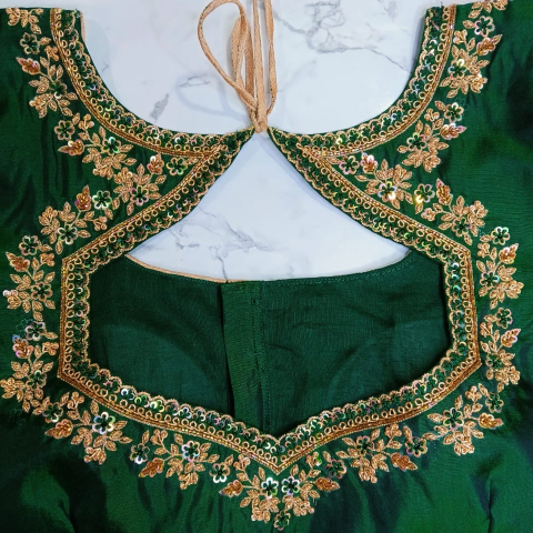 Back model maggam work Blouse