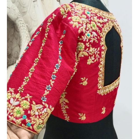 Full blouse maggam work