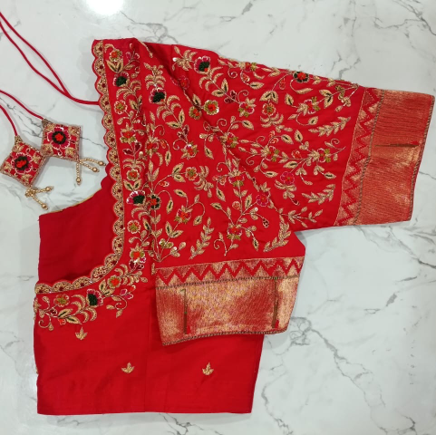 Full Hand Maggam work blouse