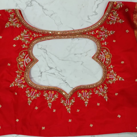 Designer work blouse