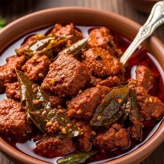 Boneless Gongura Mutton Pickle