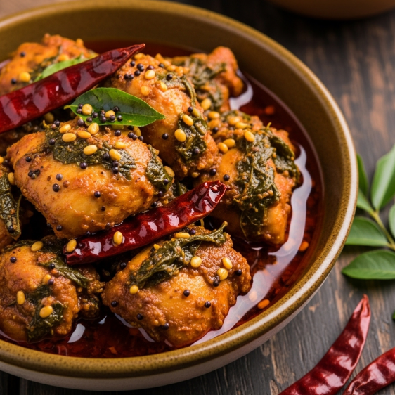 Boneless Gongura Chicken Pickle