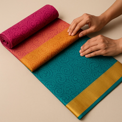 Sarees Rolling