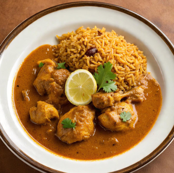 Chicken Curry + Bagara rice