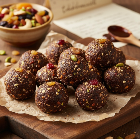 Dry Fruits Chocolate Laddu