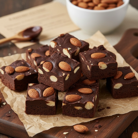 Roasted Almond Chocolate bites