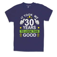 Birthday TShirt Navy Blue