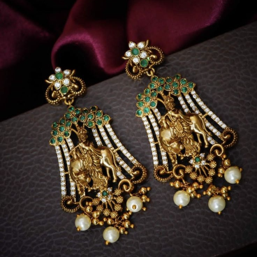 Antique Finish Earrings