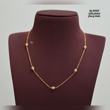Gold Plated Fancy Chain
