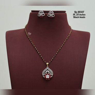 Diamond Replica Mangalsutra Set