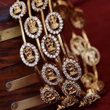 Gold Plated Lakshmi Devi Bangles